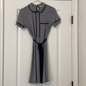 Monteau Preppy Collared Dress